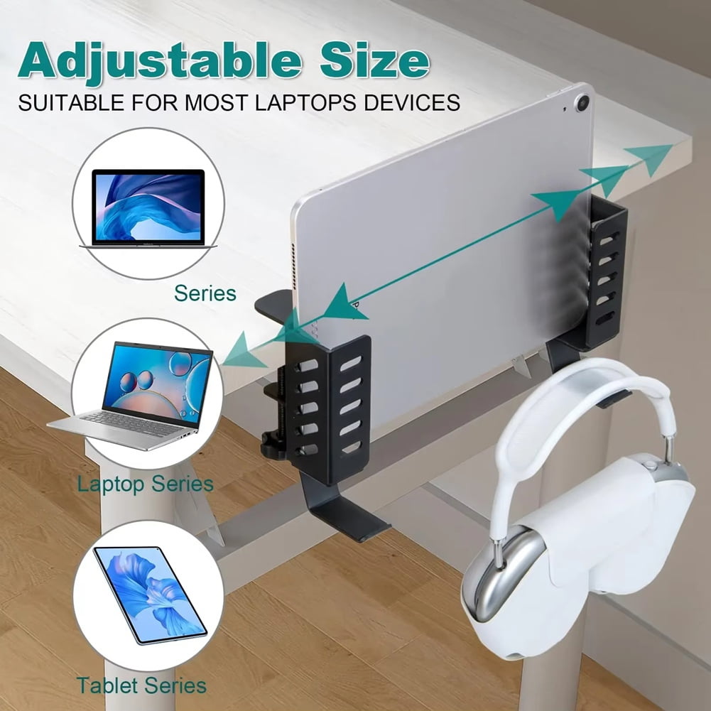 Support Pour Ordinateur Portable - Rangement Latéral à