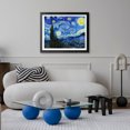 thumbnail image 3 of The Starry Night Canvas Prints of Vincent Van Gogh Famous Oil Paintings Reproduction, Framed Nature Wall Art Canvas Poster, 8" X 10", 3 of 7