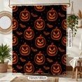 thumbnail image 2 of Halloween Shower Curtain, Funny Pumpkin Polyester Fabric Bathroom Decor Curtain, Machine Washable Waterproof, Halloween Holiday Gift for Women Men, 72 x 72 Inches, 2 of 7