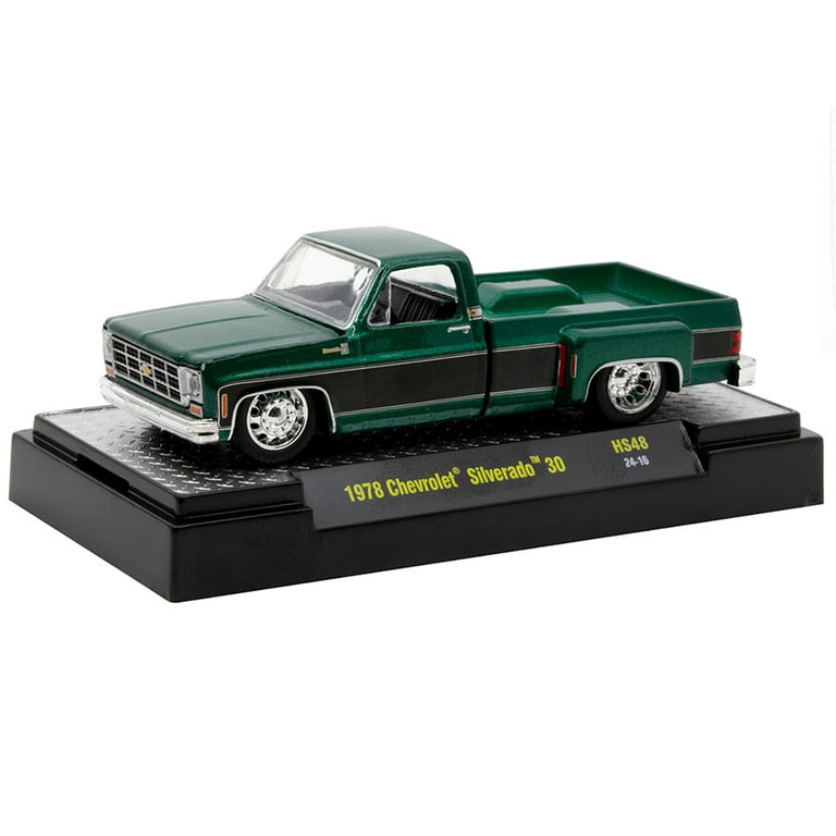ミニカー Green light Pickup/ Truck Set Greenlight 1/64 Diecast 2018 Chevrolet Silverado 3500HD