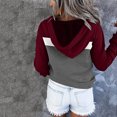 thumbnail image 2 of Vedolay T Shirts Women's Oversized Sweatshirts Turtleneck Pullover Long Sleeve Hoodies Tops, XXL, 2 of 4