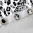 thumbnail image 4 of Erosebridal Teens Abstract Leopard Print Black Out Curtains,Vintage Cheetah Print Curtains Pack of 2 (42x63 Each) For Adults, 4 of 6