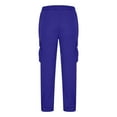 thumbnail image 7 of CFLVAEK Big and Tall Mens Sweatpants with Pockets Thermal Fall Winter Workout Pants Casual Drawstring Elastic Waist Sweatpant Elastic Bottom Joggers Blue XXL, 7 of 7
