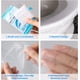 thumbnail image 3 of 50 piezas de inodoro desechable, cubierta de plástico para inodoro, impermeable, portátil, envuelto individualmente, material antibacteriano, tamaño estándar para niños, viajes, camping, baño Rojo Verde, 3 of 5