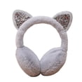 thumbnail image 2 of Dengjunhu 1/2PCS Warm Cat Ear Muffs Cute Catear Earmuff For Girls Fluffy Women Womens Headband Faux Fur Outdoor Earmuffs for Outdoor&nbsp;Winter, 2 of 8