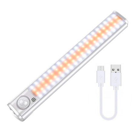

Motion Sensor Led Closet Light Stick-On Anywhere Usb Rechargeable Dimmable Wireless Cabinet Light Night Light Bar