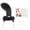 Black-three quarters and f, variant on Soft Violin Chin Rest & Shoulder Pad Sheepskin Cheek Rest Pad Chin Pad Protector Musical Instruments Replacement Parts