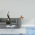 thumbnail image 2 of Estatua abstracta de resina, figura de arte moderno, escultura vintage, adorno artesanal para sala de estar, oficina, dormitorio, estante, armario, de, 2 of 8
