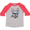 thumbnail image 3 of Inktastic French Bulldog Portrait with Sunglasses Boys or Girls Toddler T-Shirt, 3 of 5