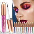 thumbnail image 4 of 1pcs Glitter Matte Liquid Eyeliner Shimmer Long Lasting Waterproof Diamond Eyeshadow，Color 5, 4 of 5