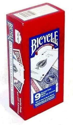 Standard Bicycle Rider Back Poker Playing Cards - 3 Decks (Blue