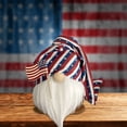 thumbnail image 1 of Patriotic Plush Gnomes 4th of July Independence Day Memorial Day Veteran Day Decorations Handmade Elf Dwarf Ornaments, 1 of 5