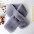 thumbnail image 2 of Scarf for Women Fuzzy Scarves Cold Weather Large Scarves Thick Warm Fluffy Scarves Soft Womens Scarves GY3 One Size, 2 of 4