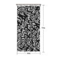 thumbnail image 5 of Black Boho Tribal Feathers Pattern Shower Curtain 36"x72" ,Bathroom Decorative Shower Curtains Set with 12 Hooks,Modern Waterproof Washable Shower Curtain, 5 of 6
