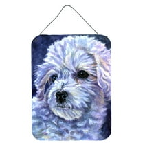 Carolines Treasures 7336DS1216 Bichon Frise Wall or Door Hanging Prints 12x16 multicolor