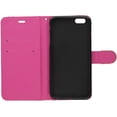 thumbnail image 2 of GSA Folio Flip Lily Wallet Case For iPhone 6 Plus/6s Plus - Pink/White, 2 of 2
