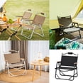 thumbnail image 2 of Silla plegable Advancent para pesca senderismo picnic taburete patio trasero negro, 2 of 6