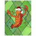 thumbnail image 2 of Caroline's Treasures Crawfish Christmas Lights House Vertical Flag, 2 of 2