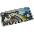 thumbnail image 1 of Toyota Sequoia License Plate Frame (Chrome), 1 of 3