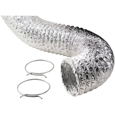 Aluminum Ducting, Superr-Flex Transition Ducting, 5' Clothes Dryer Transition (Best Dryer Vent Hose For Tight Space)