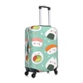 thumbnail image 3 of Easygdp Kawaii Sushi Double-Sided Printed Elastic Suitcase Protective Cover,Invisible Zipper, Business Trip Luggage Cases,Washable And Resistant To Falling -X-Large, 3 of 9