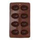 thumbnail image 1 of PTOOTP Molde de silicona de 8 cavidades para hacer huevos de Pascua, chocolate, dulces, cupcakes, gelatina, bandeja para cubitos de hielo (café), 1 of 8