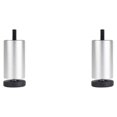 thumbnail image 1 of Moyic Amplia selección de accesorios para muebles, patas de aleación de aluminio para reparaciones y muebles del hogar, pata de de diseño plateado 10 cm, 1 2Conjunto, 1 of 6