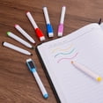 thumbnail image 6 of Uxcell Dry Erase Marker Pens Magnetic 8 Colors Ink Low Odor Whiteboard with Eraser Cap, 24Pcs, 6 of 6