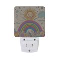 thumbnail image 5 of Yayeee LED Night Light for The Home Plug in With Light Sensors 2 Pack, Beige Rainbow, 5 of 6