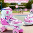 thumbnail image 4 of JZY Kids Adjustable Roller Skates with Light-Up Wheels - Beginner-Friendly for Ages 3-12, 4 of 7