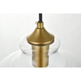 thumbnail image 5 of Destry 1 Light brass plug-in Pendant With Clear Glass, 5 of 6