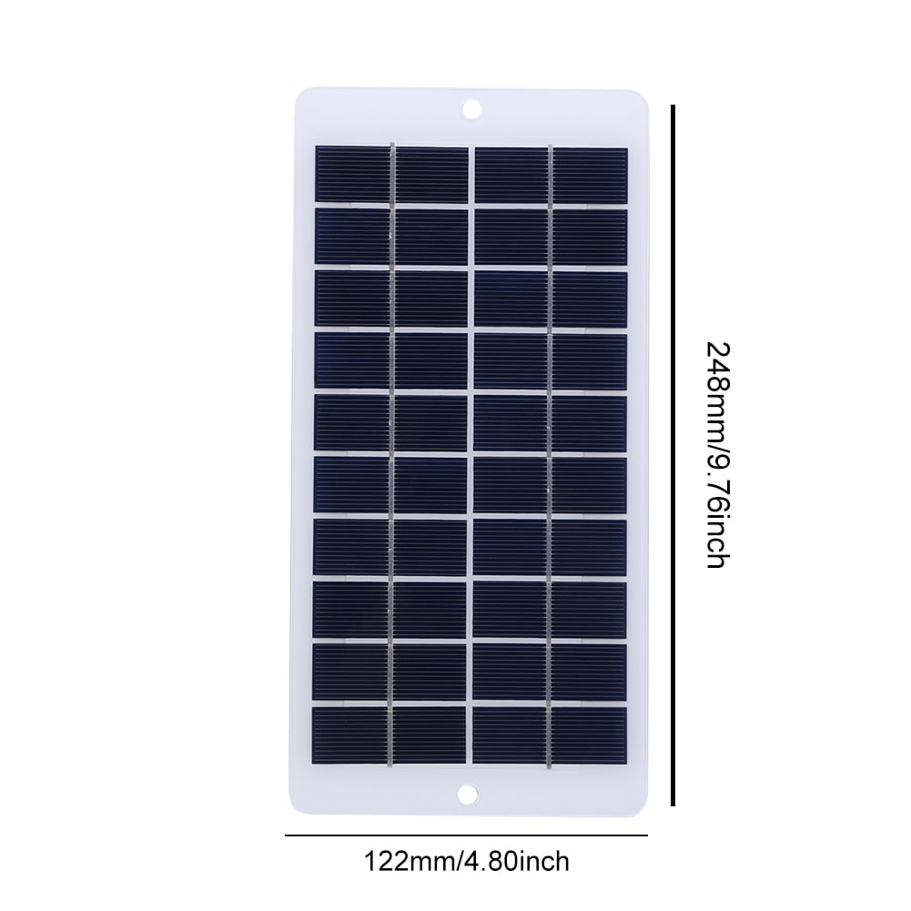 BLEEUS 20W 5V Solar Panel Charger Type-c Battery Charger Solar Panel With 3-Meter Cable Electronic spare parts (A)