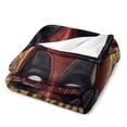 thumbnail image 3 of Manta de disfraz de Wolverine, manta de dibujos animados, manta ultra suave para sofá, cama, sala de estar, dormitorio, coche, 50 x 40 pulgadas, 3 of 7