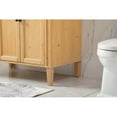 thumbnail image 5 of Elegant Decor Park Avenue 40" Aluminum MDF Single Bathroom Vanity - Natural Wood, 5 of 8