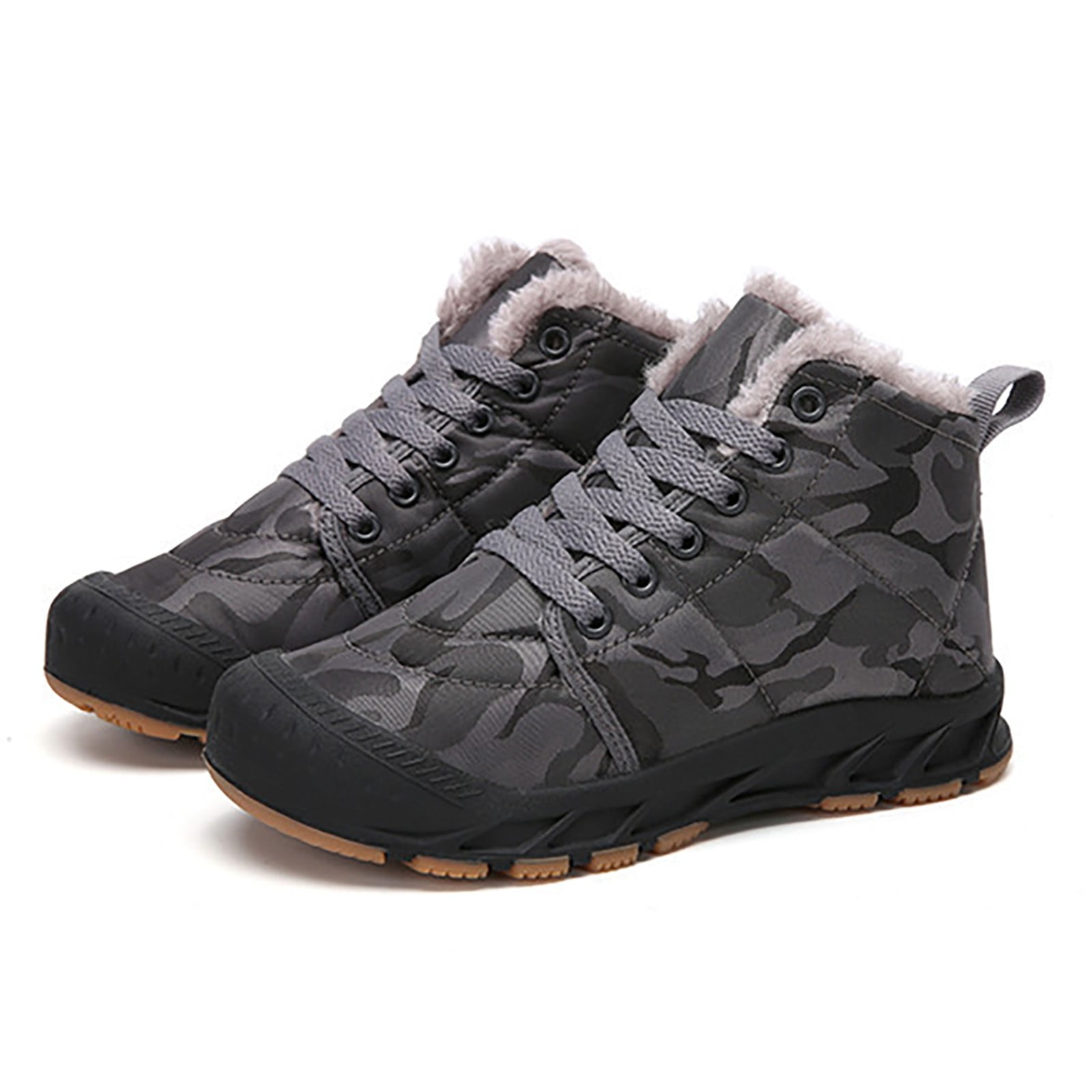 Boys Little Child And Big Kids High Top Outdoor Water Proof Snow Boots Children Warm Shoes Trendy And Fashionable Kids Sports Shoes High Tops Boy Big Boy Rain Boots Size 6 Boys Size 5 Snow Boots Boy