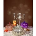 thumbnail image 5 of Halloween Jack O Lantern Pumpkin Decorations, Classic Carved Pumpkin Style LED Light Up Ornament for Tabletop Mantel Shelf Indoor Fall Thanksgiving Home Decor Accent, 5 of 5