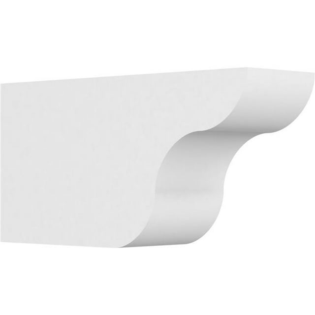 Ekena Millwork RFTP06X10X20CAR 10 x 6 x 20 in. Standard Carmel Architectural Grade PVC Rafter Tail