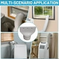 thumbnail image 4 of heritaly Mobile/Car Air Conditioner Hose Adapter 130 Mm/150 Mm Easy Installation Flat head, 4 of 5