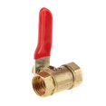 thumbnail image 3 of mmirethe Various Type Ball Valve Threaded Brass Ball Valve FF 12mm Red 1Set, 3 of 6