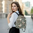 thumbnail image 6 of FORMRS Mini Backpack Purse for Women Travel Daypack Casual Shoulder Bag, Winter Goose, 6 of 7