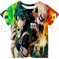 thumbnail image 4 of 2021 My Hero Academia Temporada 5 Camisetas Niños 3d Verano Ropa Niñas Boku No Anime, 4 of 4