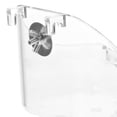 thumbnail image 3 of HAMPPLIES 1Jgo Bañera Colgante Transparente Para Pájaros Con Función De Ducha Y Alimentador Multipropósito, 3 of 8