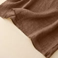 thumbnail image 5 of Women's Cotton Linen Camisole Top, Spaghetti Strap Tank Top, Loose Fit Slimming Sleeveless Shirt for Summer Casual Wear, Layering, Plus Size Undershirt, Stylish Vest-Coffee, 5 of 7