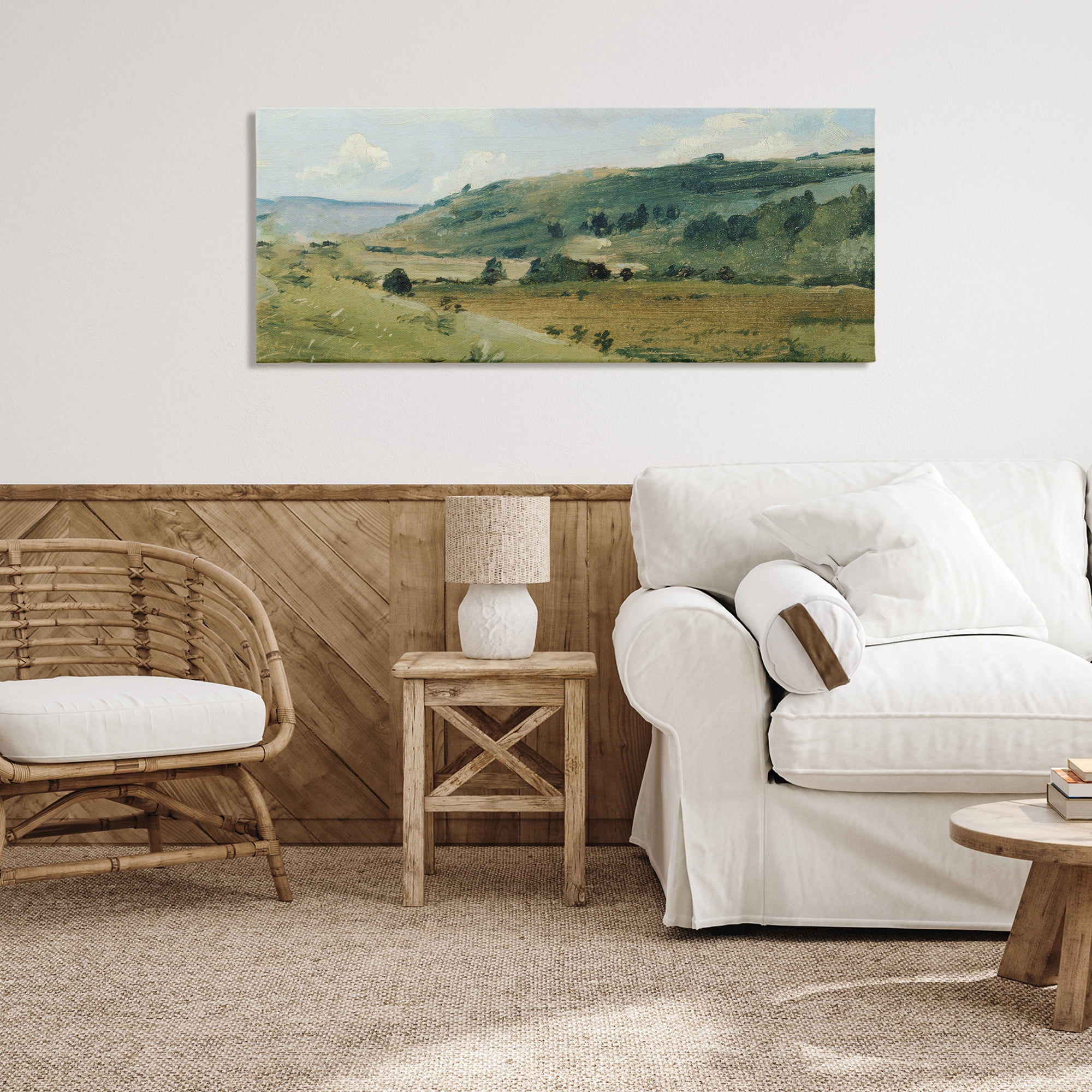 Stupell Industries Tree Dotted Countryside in Summer Canvas Wall Art, design by Lucille Price