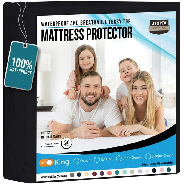 Protector de colchón impermeable Utopia Bedding King Size
