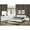 White - 4-Piece, variant on Jeremaine 4-piece Eastern King Bedroom Set White