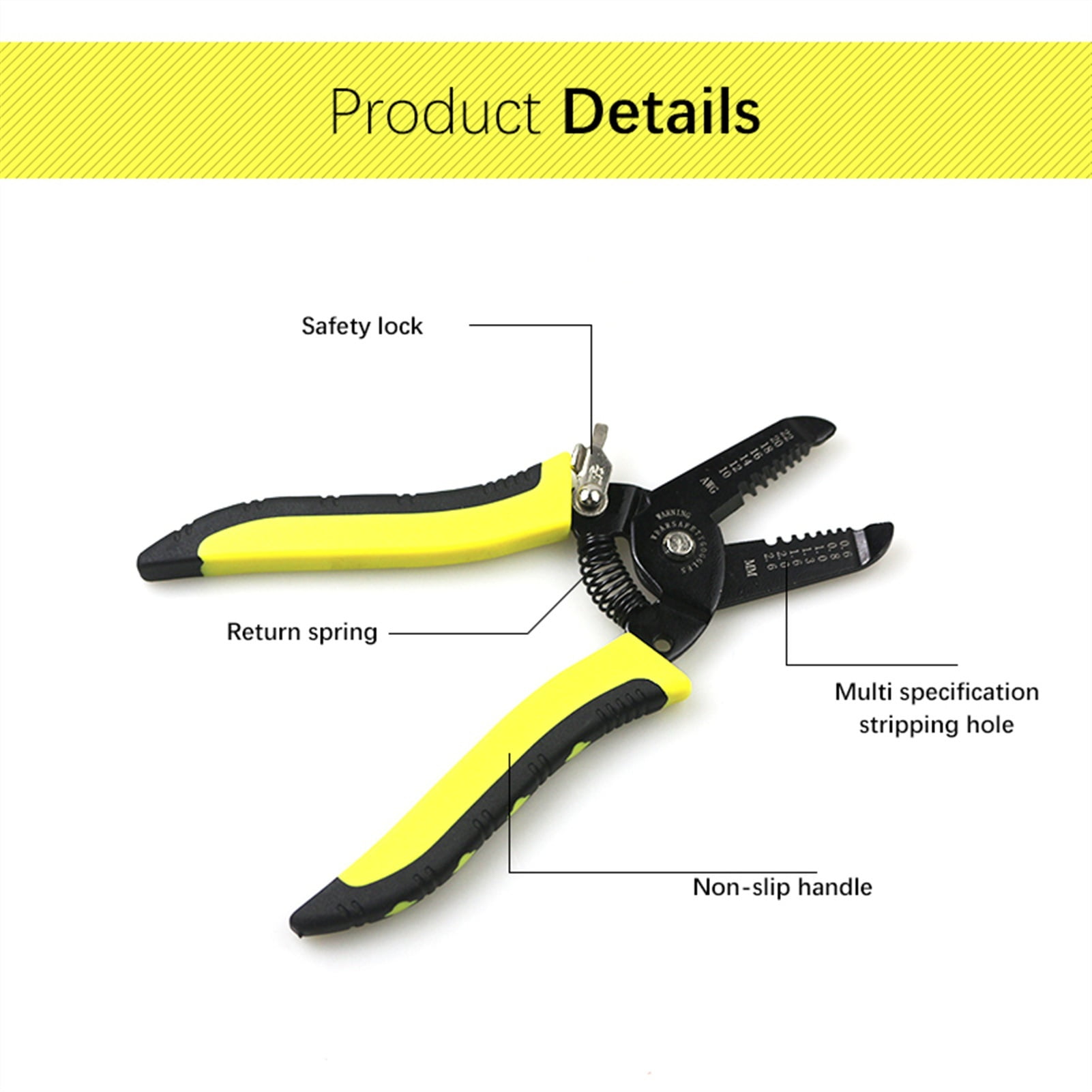 Wire Stripper Decrustation Pliers Multi-tools Repair Tool Pliers Cable Wire Stripping Pliers Crimping Tool Combination ,Durability That Lasts