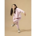 thumbnail image 4 of Little Star 100% Organic Cotton 2-Piece Toddler Girl Sweatshirt and Pant Set, 4 of 9