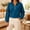 Dark Blue, variant on Liweisiy Women's Half Zip Stand Collar Sweatshirt Drop Shoulder Long Sleeve Solid Color Shirts With Pocket Casual Cropped Pullover Tops Red S