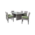 thumbnail image 1 of Table de Salle à Manger Rectangulaire en Patio Extérieur Florence avec 6 Chaises Sans Bras, 1 of 2